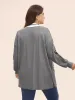 Supersoft Essentials Contrast Slit Hem Cardigan sold by Bloomchic