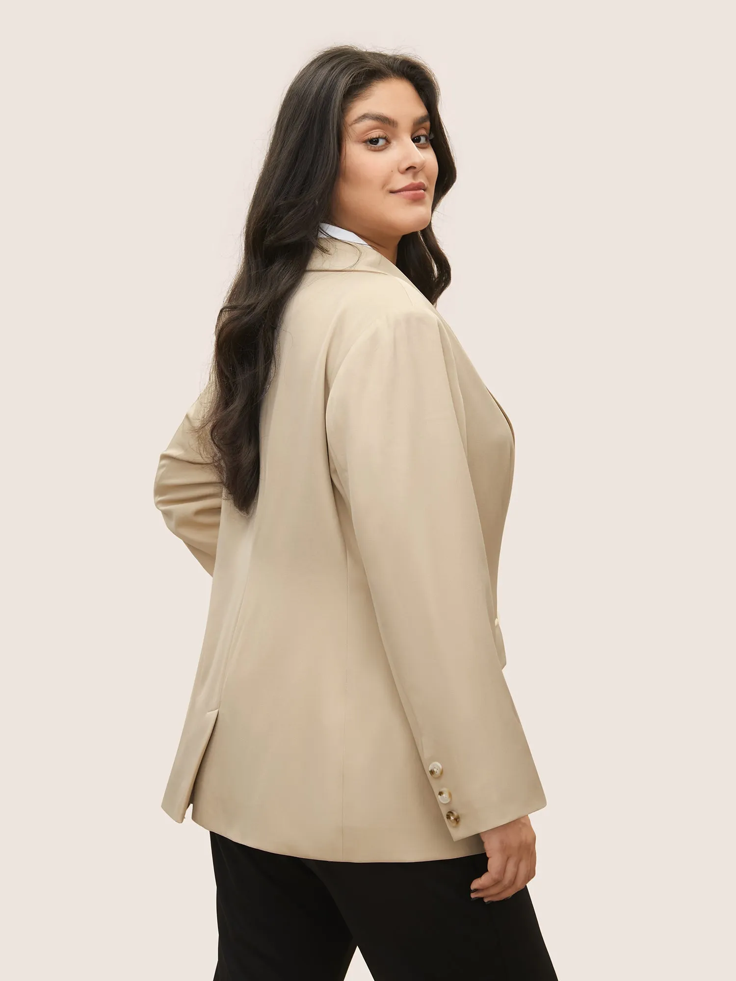 Suit Collar Flap Detail Blazer sold by Bloomchic product image thumbnail 4