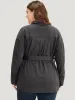 Solid Pocket Button Through Belted Coat sold by Bloomchic