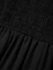 Heart Neckline Mesh Cap Sleeve Gathered Dress sold by Bloomchic