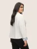 Corduroy Patchwork Floral Lapel Collar Zipper Jacket sold by Bloomchic