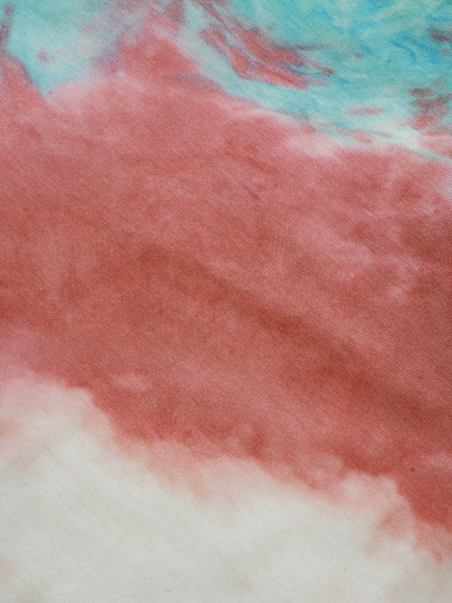 Tie Dye Drop Shoulder V Neck T-shirt sold by Bloomchic product image thumbnail 5