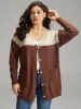 Supersoft Essentials Anti-Pilling Contrast Button Up Pullover sold by Bloomchic