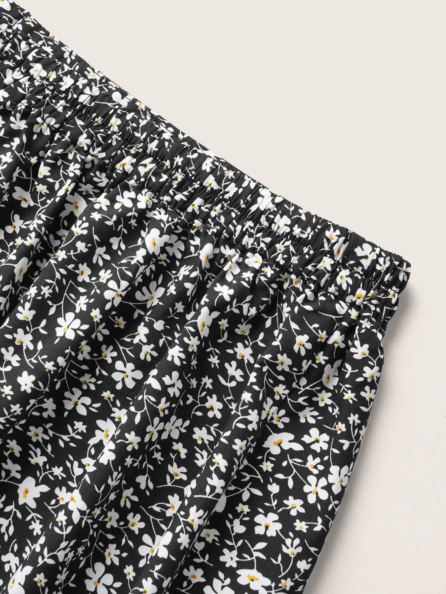 Ditsy Floral Pocket Cropped Split Side Skirt sold by Bloomchic product image thumbnail 5