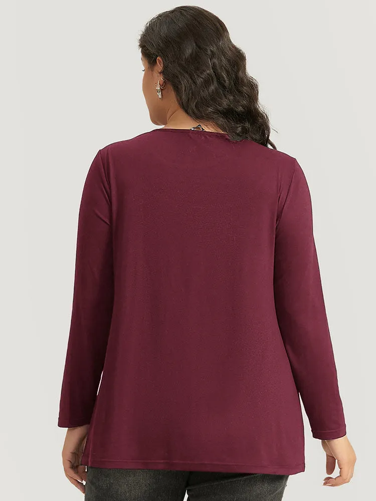 Halloween Supersoft Essentials Solid Cut Out T-shirt sold by Bloomchic product image thumbnail 4