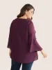 Anti-Wrinkle Tiered Flounce Sleeve Chiffon Blouse sold by Bloomchic