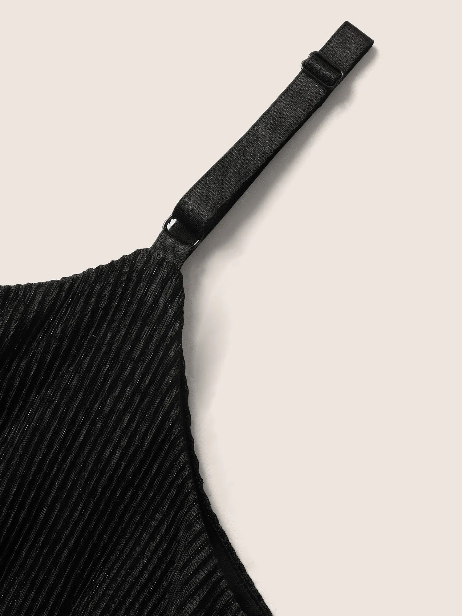 Solid Texture Layered Hem Cami Maxi Dress sold by Bloomchic product image thumbnail 5