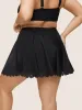 Laser Cut Hem Bodycon Swim Skirt sold by Bloomchic