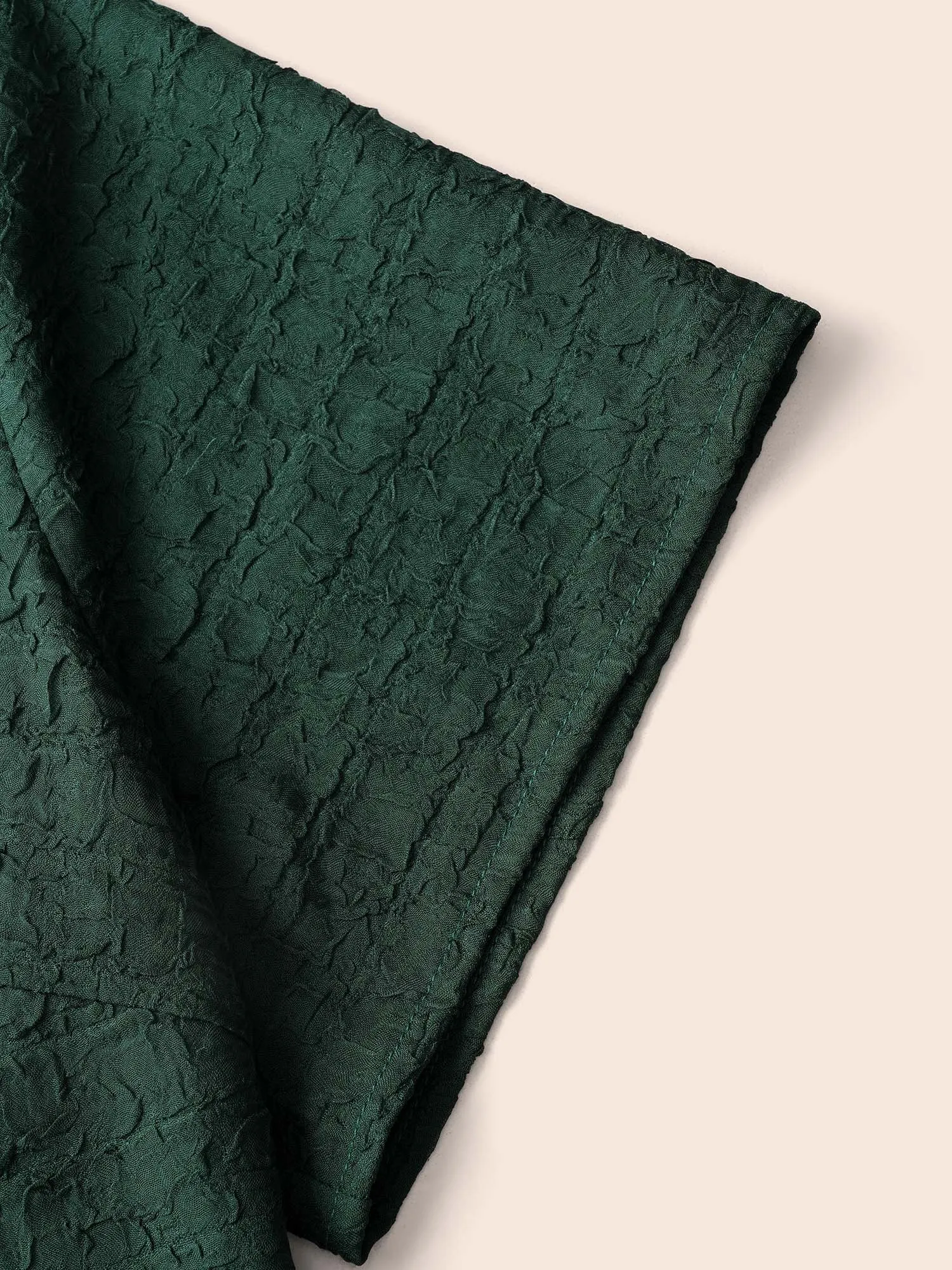 Texture Gathered Split Hem Dress sold by Bloomchic product image thumbnail 5