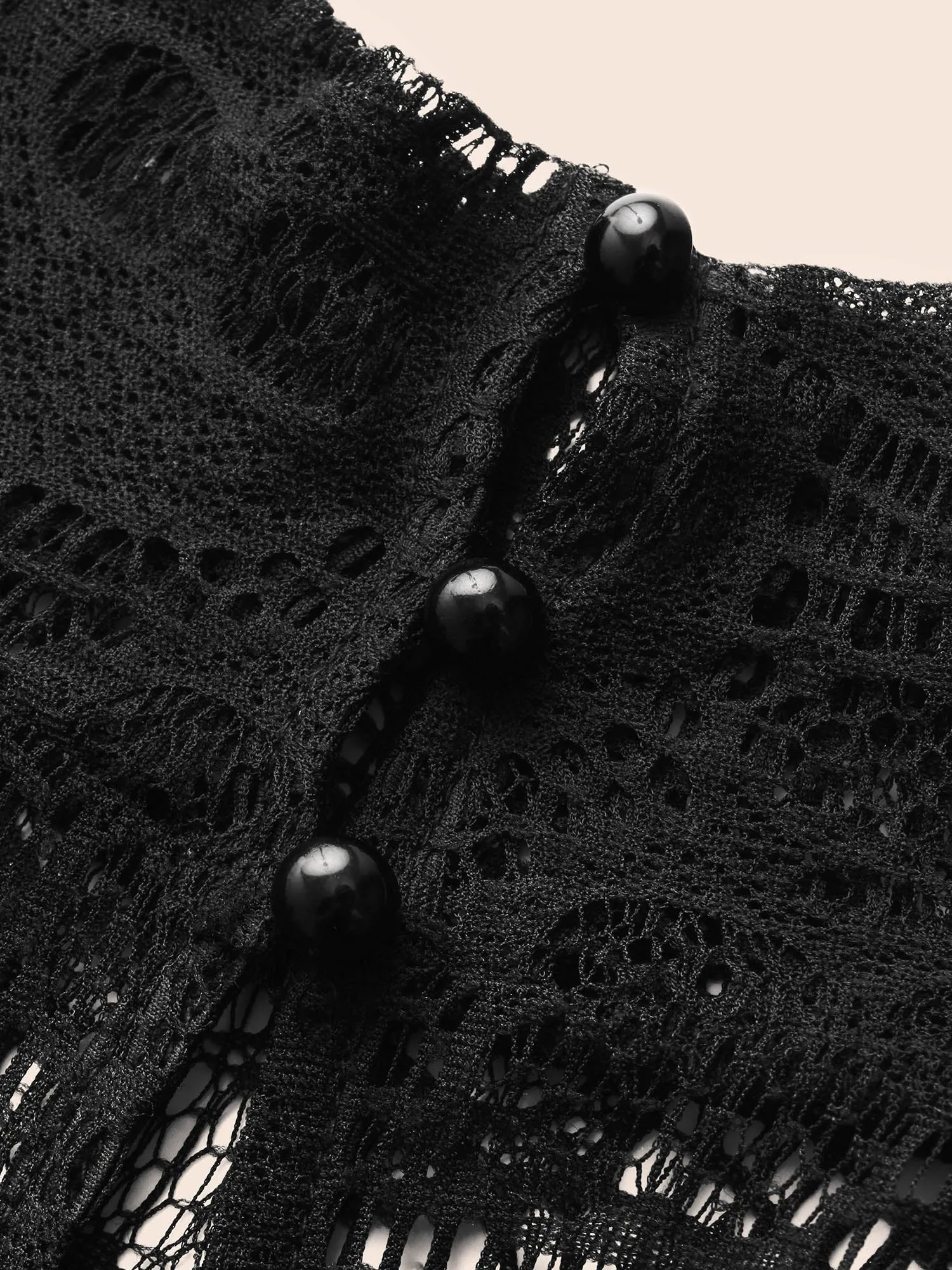 Skull Pattern Mesh Fabric Turtleneck T-shirt sold by Bloomchic product image thumbnail 5