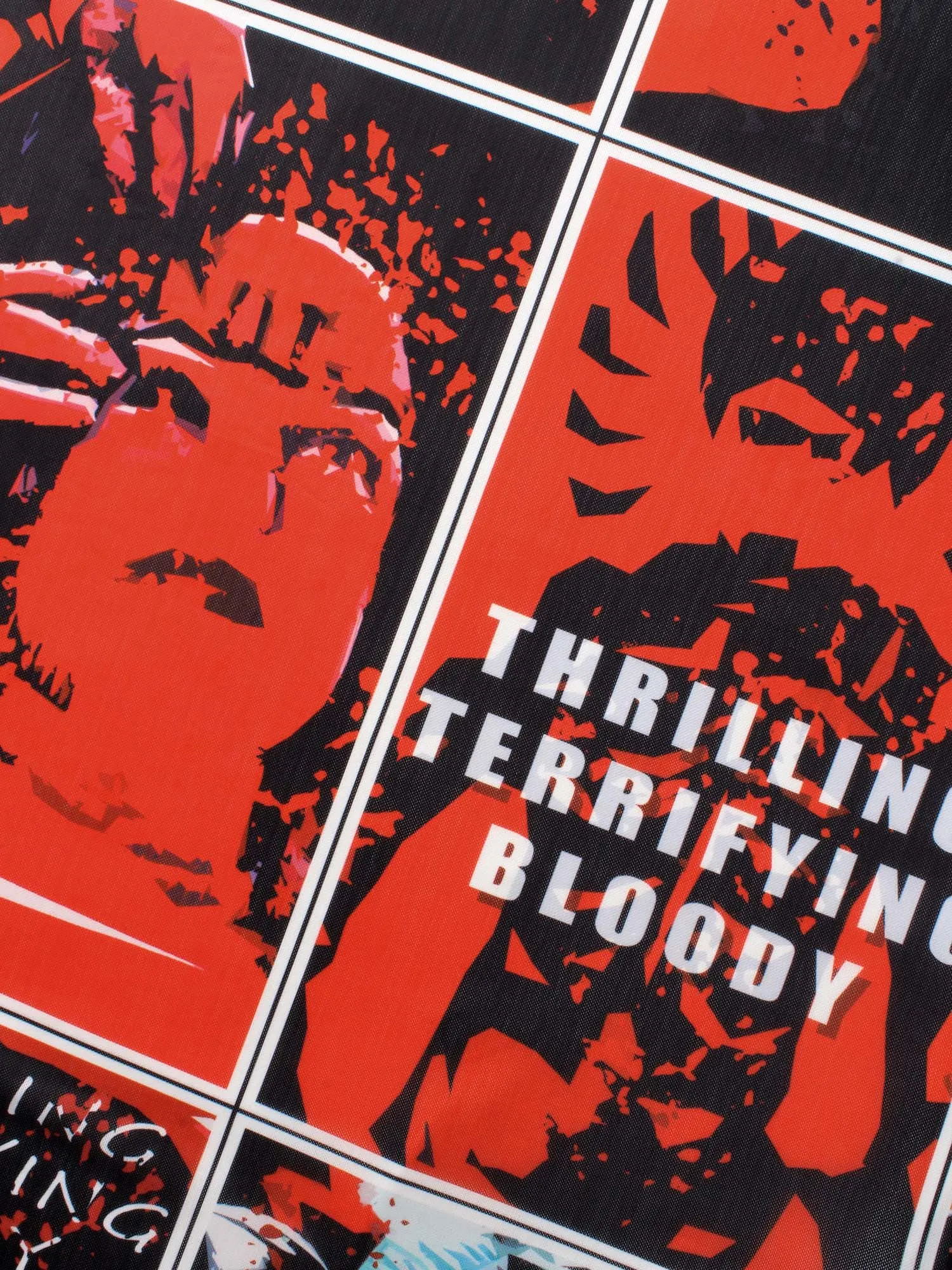 Horror Movie Poster Stretchy Slim-Fit Midi Dress sold by Bloomchic product image thumbnail 5