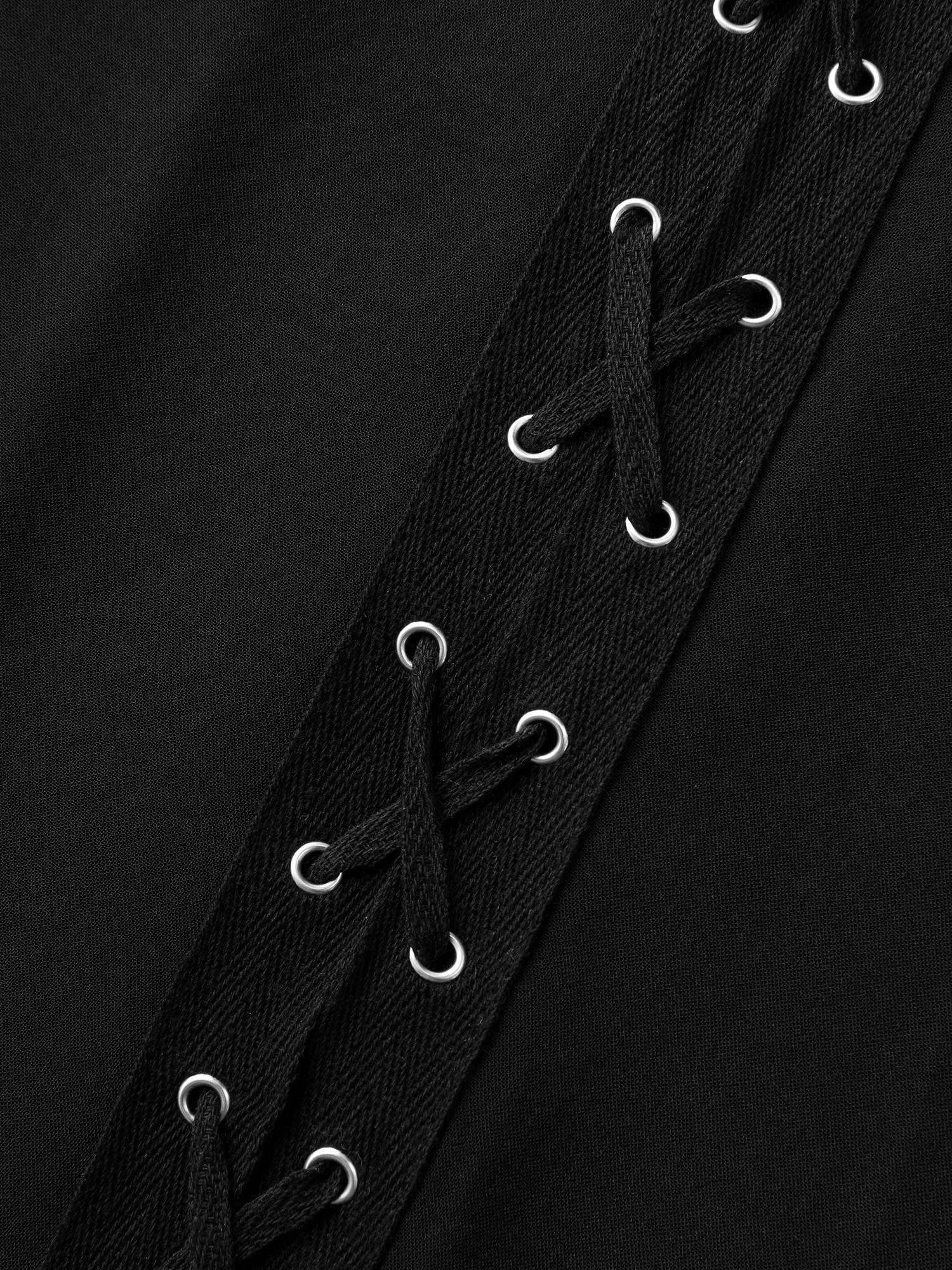 Mystic Irregular Lace Up Midi Dress sold by Bloomchic product image thumbnail 5