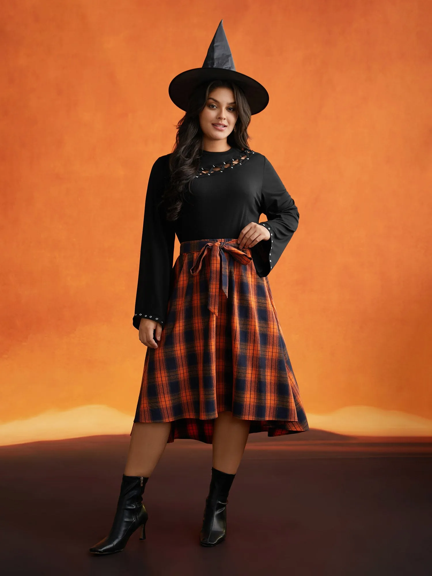 Peek-A-Boo Cut-Out Neckline T-shirt sold by Bloomchic product image thumbnail 4