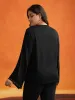 Peek-A-Boo Cut-Out Neckline T-shirt sold by Bloomchic
