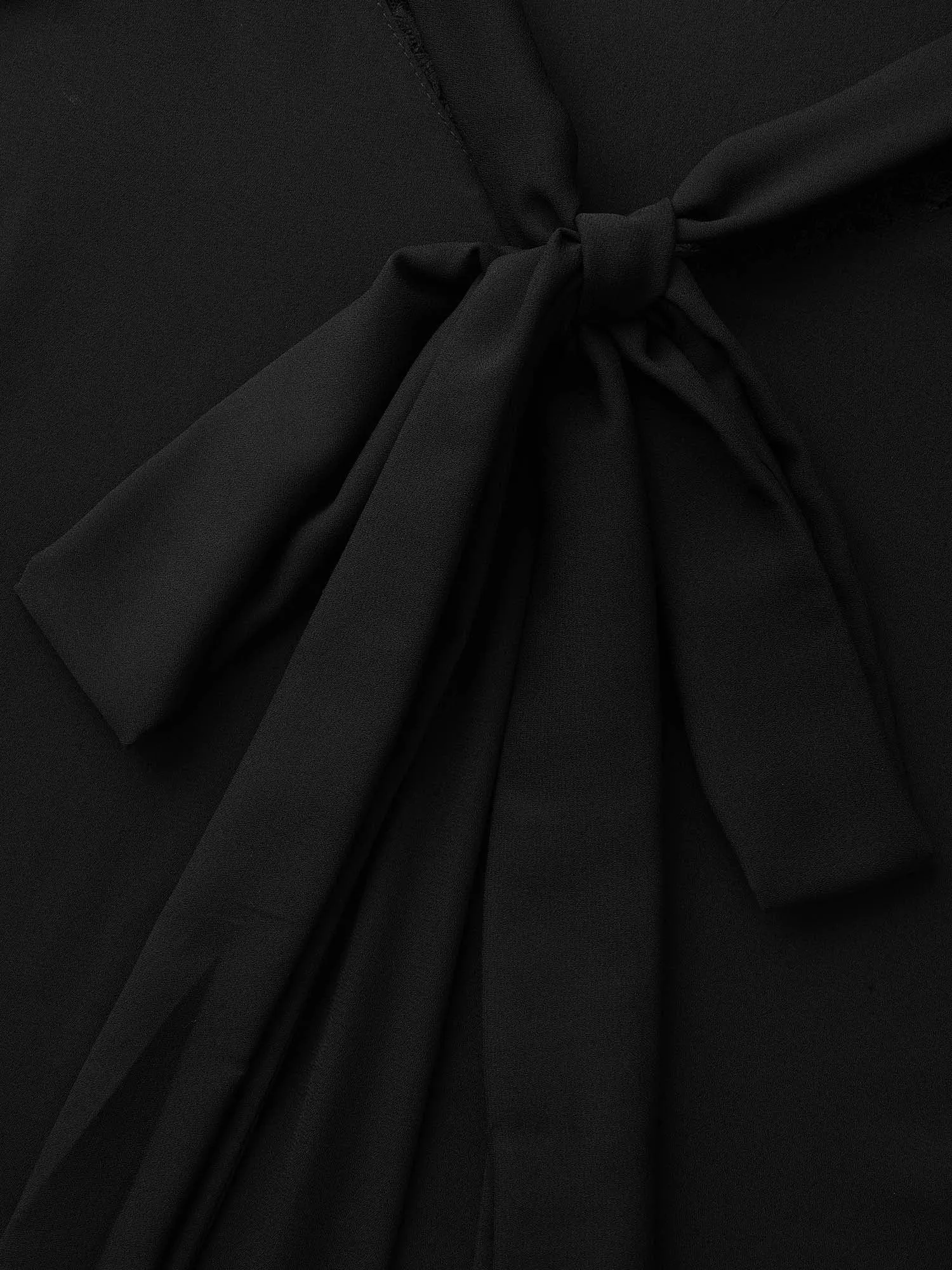 Lace-Trimmed Adjustable Ties Blouse sold by Bloomchic product image thumbnail 5