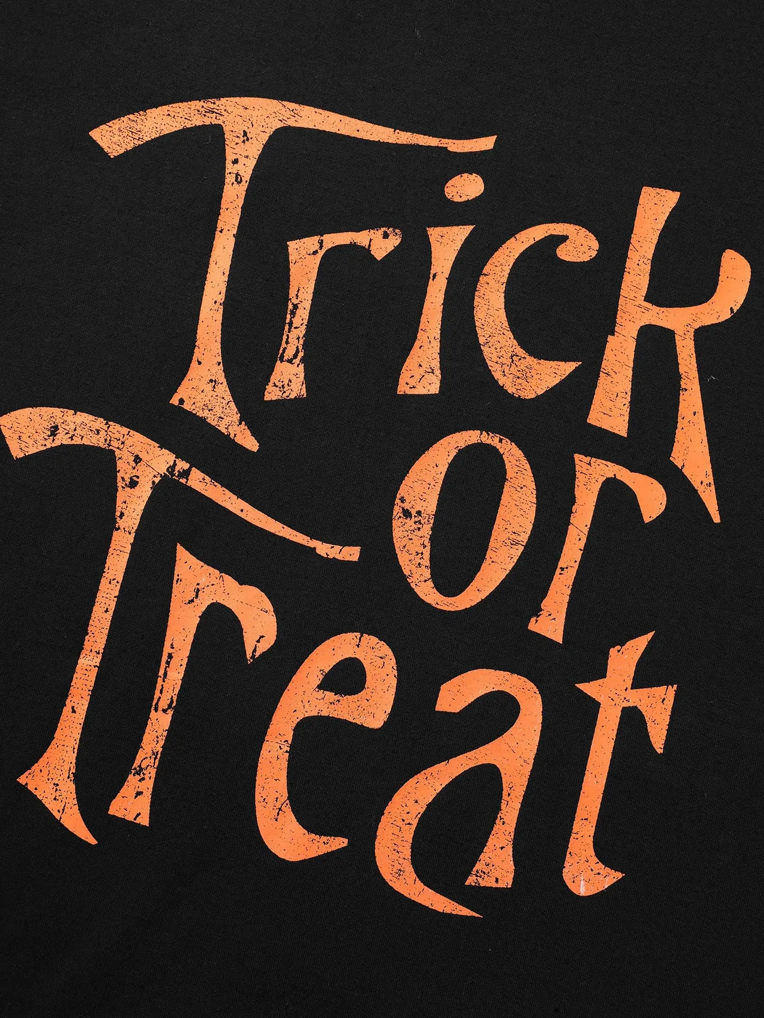 Trick Or Treat Slogan Printed Sweatshirt sold by Bloomchic product image thumbnail 5