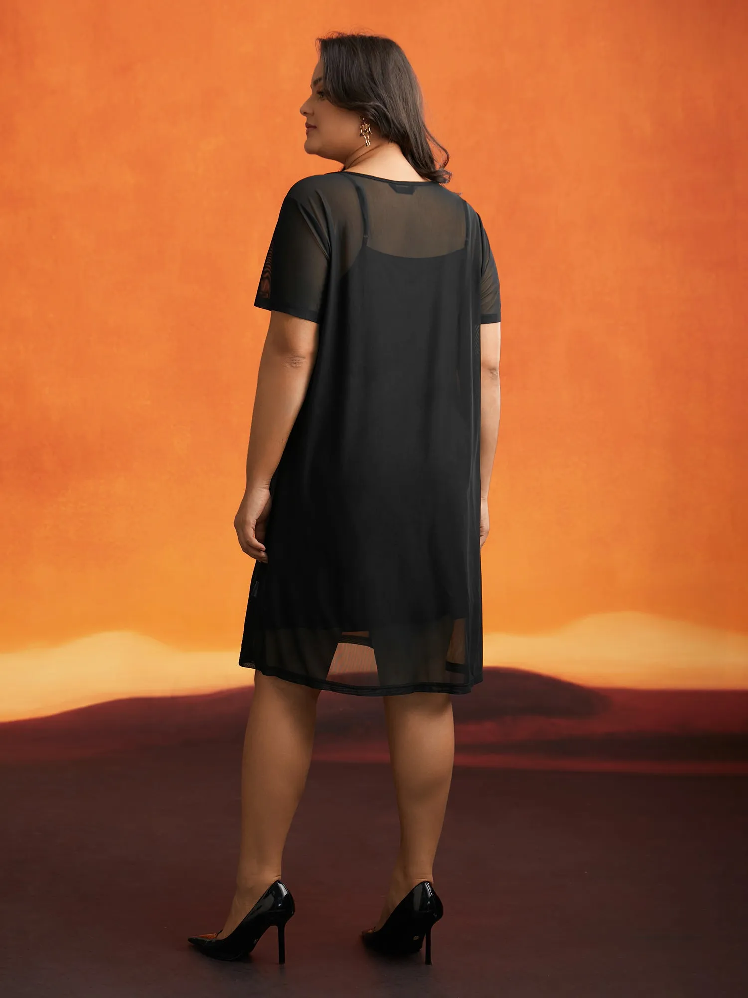 Bone Stamping Gold Accents Mini Dress sold by Bloomchic product image thumbnail 4