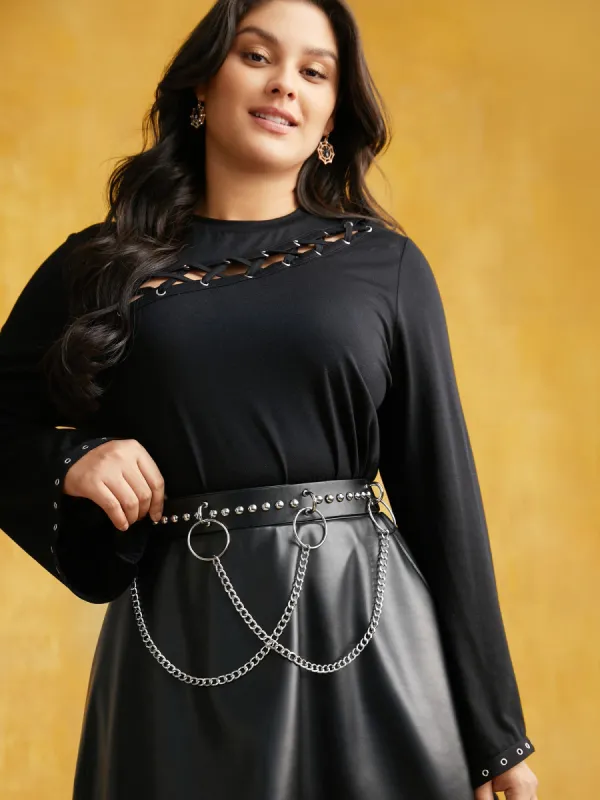 Gothic Tassel Chain Belt sold by Bloomchic