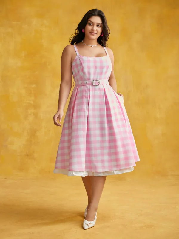 Sweetheart Lumbar Fold Midi Dress sold by Bloomchic