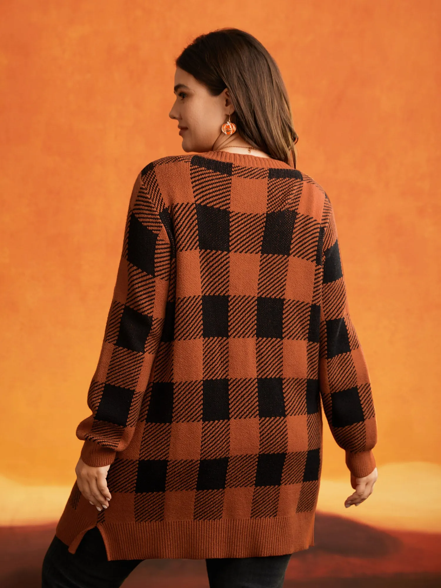Supersoft Essentials Plaid Open Cardigan sold by Bloomchic product image thumbnail 5