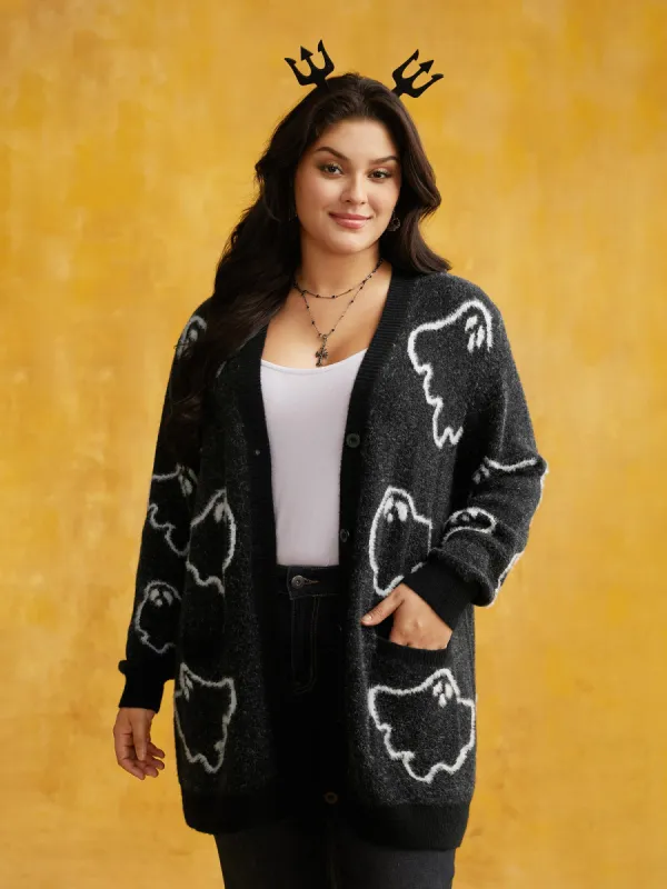 Supersoft Essentials Ghost Mink-Hair Like Cardigan sold by Bloomchic