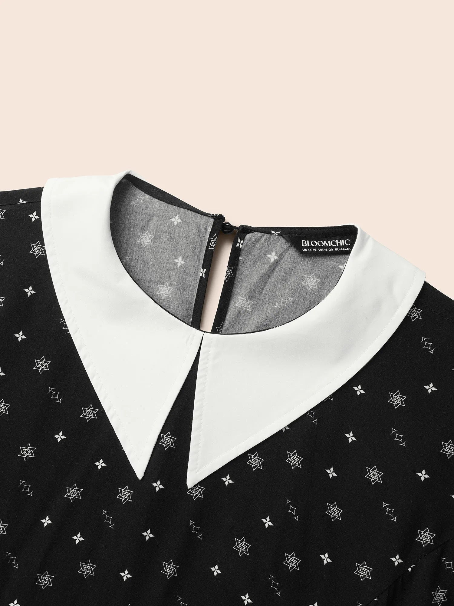 Dark Whispers A-line Midi Dress sold by Bloomchic product image thumbnail 5