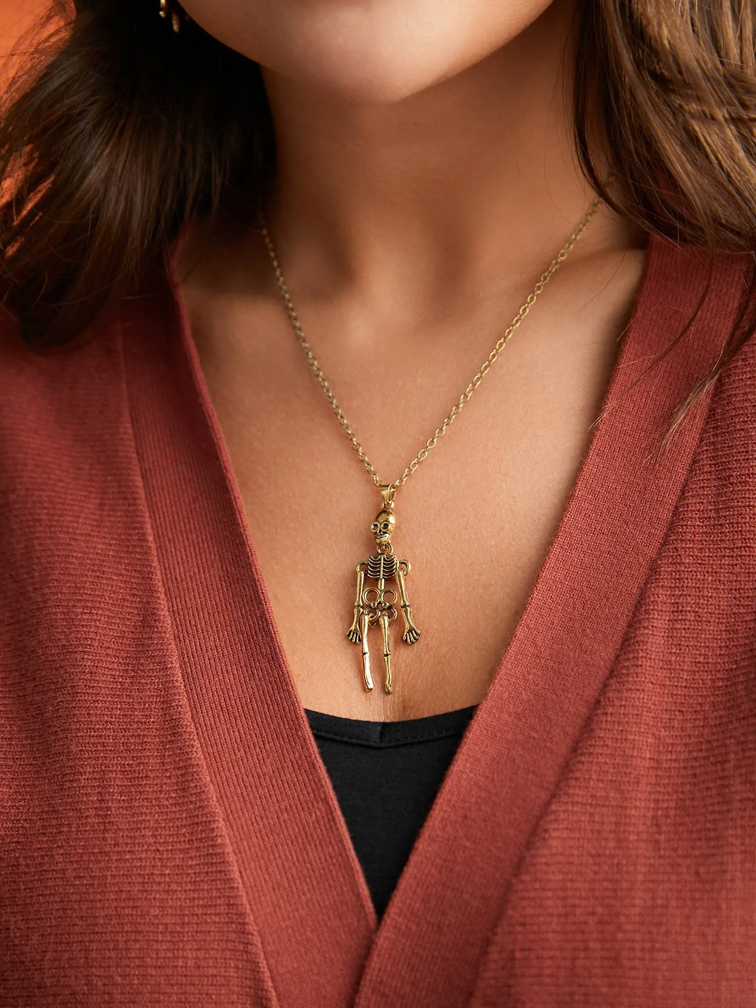 Gothic Skull Necklace Set sold by Bloomchic product image thumbnail 5