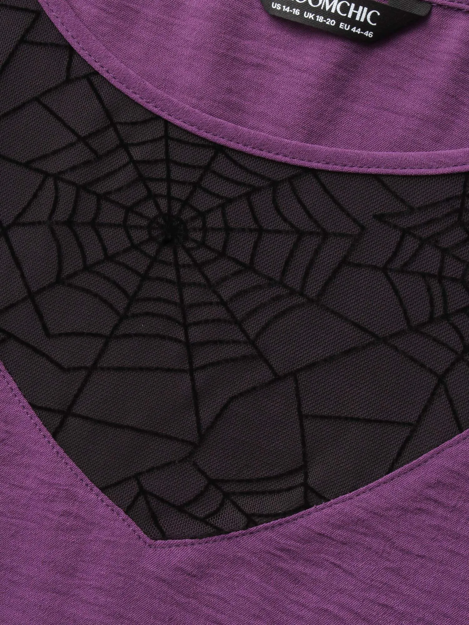 Eclipse Web Elastic Waistband Midi Dress sold by Bloomchic product image thumbnail 5