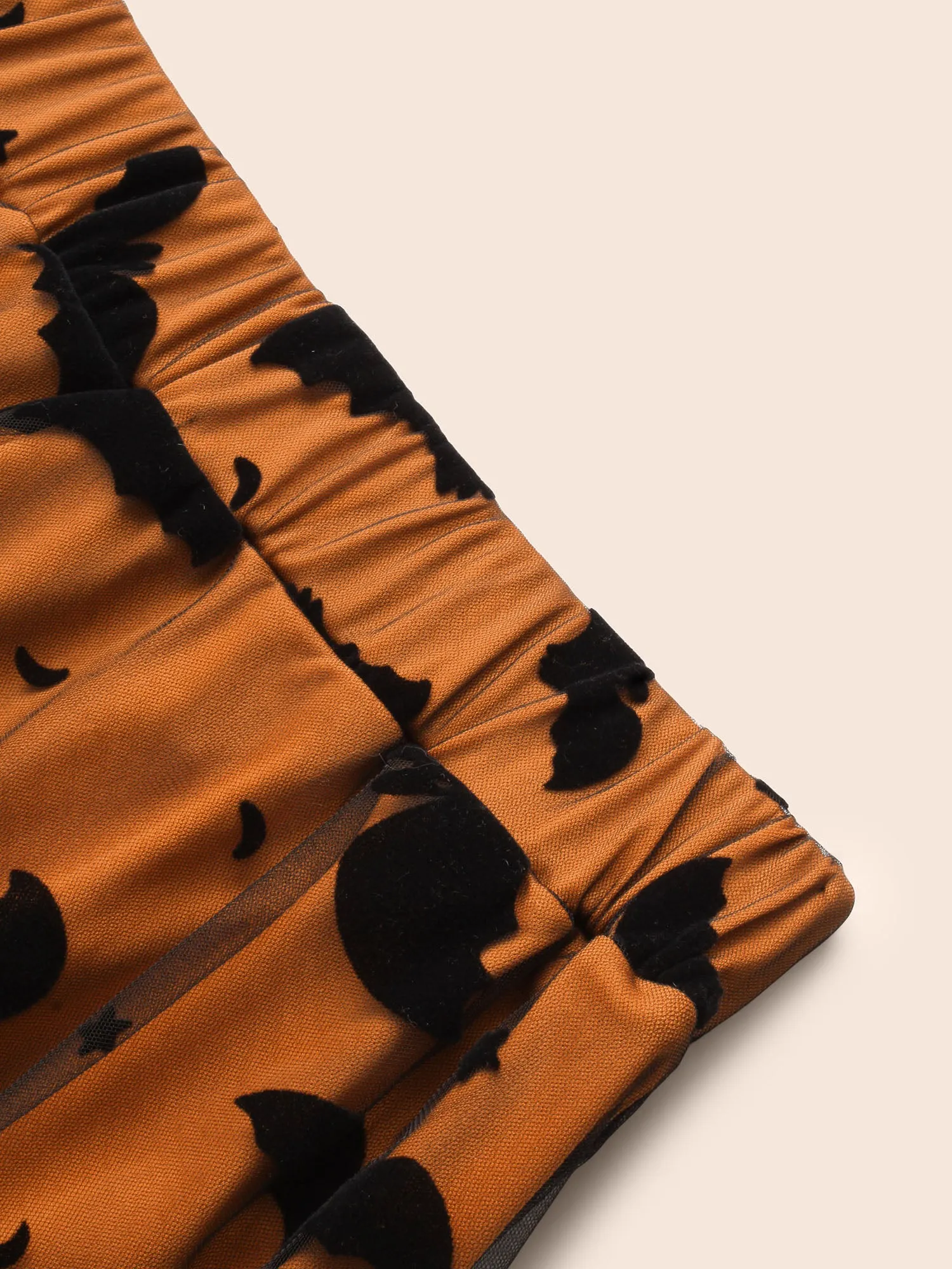 Bat Motif A-Line Midi Skirt sold by Bloomchic product image thumbnail 5