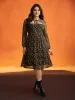 Sheer Ghost Glam Cut Out Neck Midi Dress sold by Bloomchic