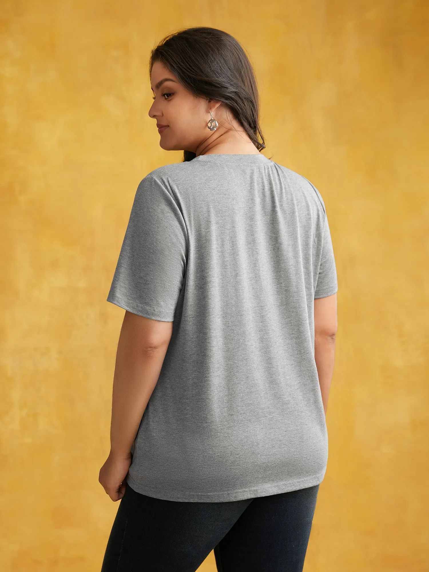 Pumpkin & Corgi Printed Relaxed Fit T-shirt sold by Bloomchic product image thumbnail 4