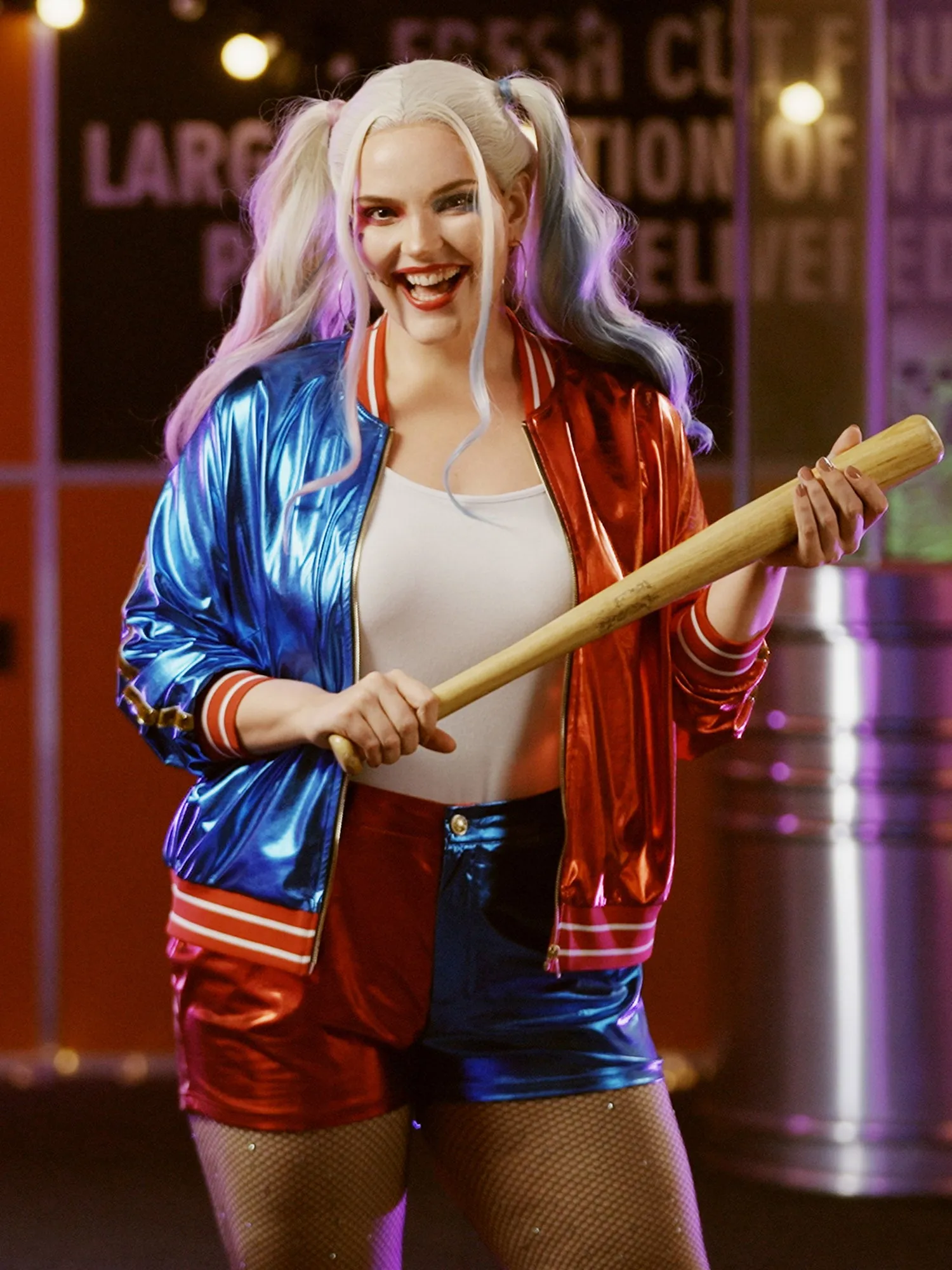 Groovy Reflective Stretchy Zipper Jacket sold by Bloomchic