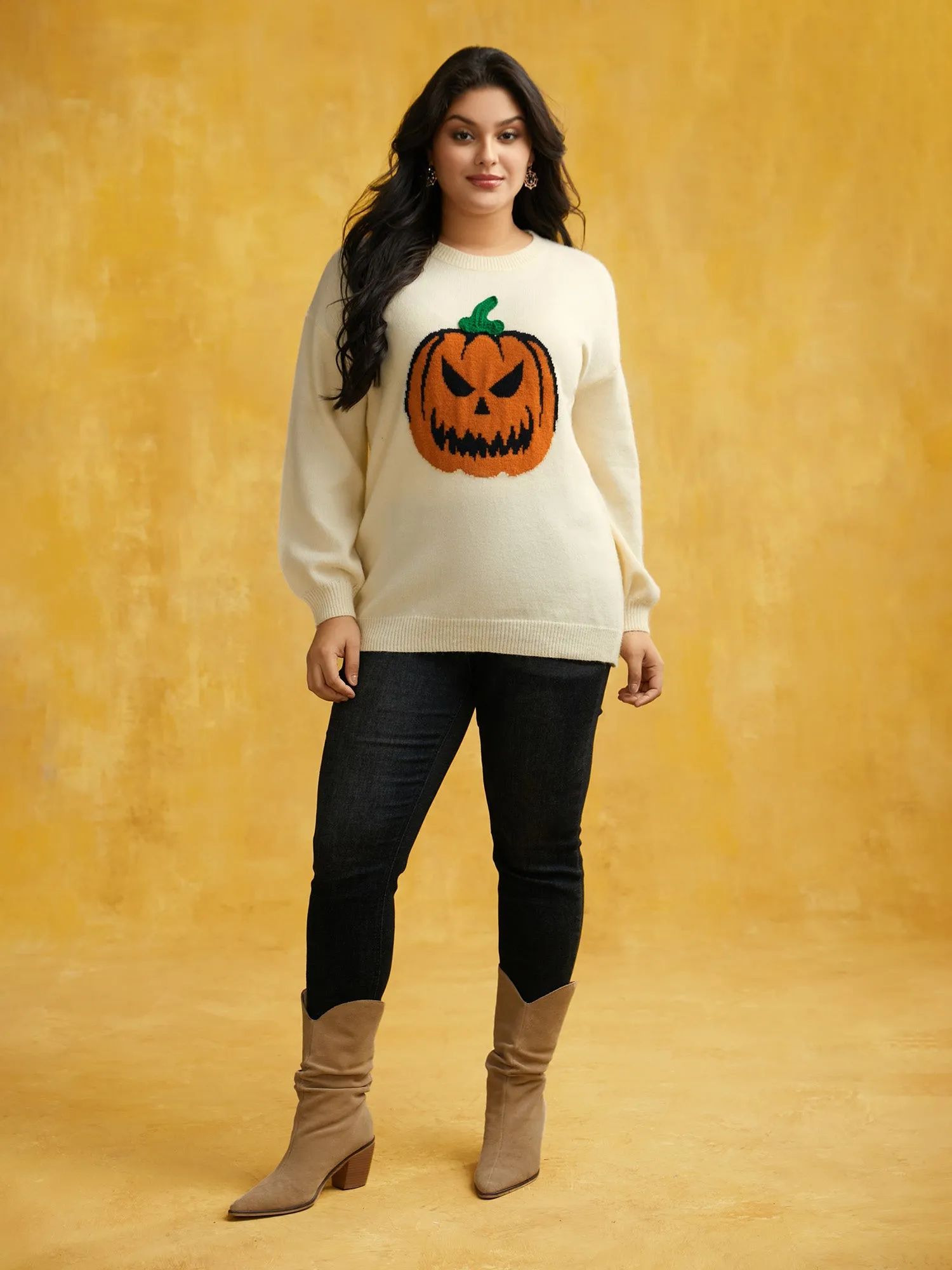 Pumpkin Patch Front Pullover sold by Bloomchic product image thumbnail 3