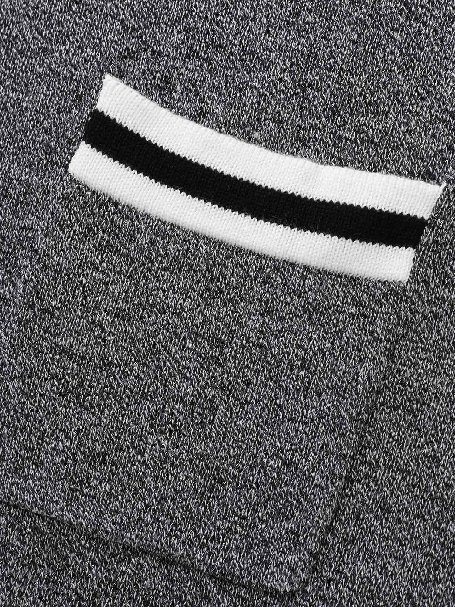 Heather Contrast Striped Pocket Cardigan sold by Bloomchic product image thumbnail 5