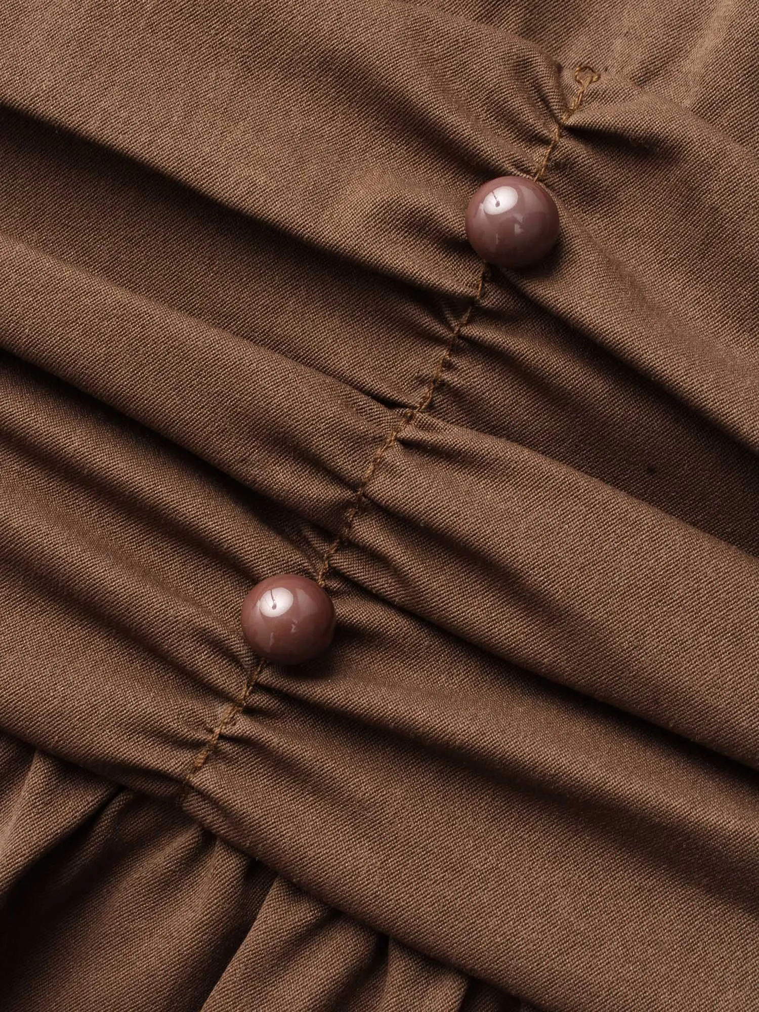 V Neck Shirred Ruched Midi Dress sold by Bloomchic product image thumbnail 5