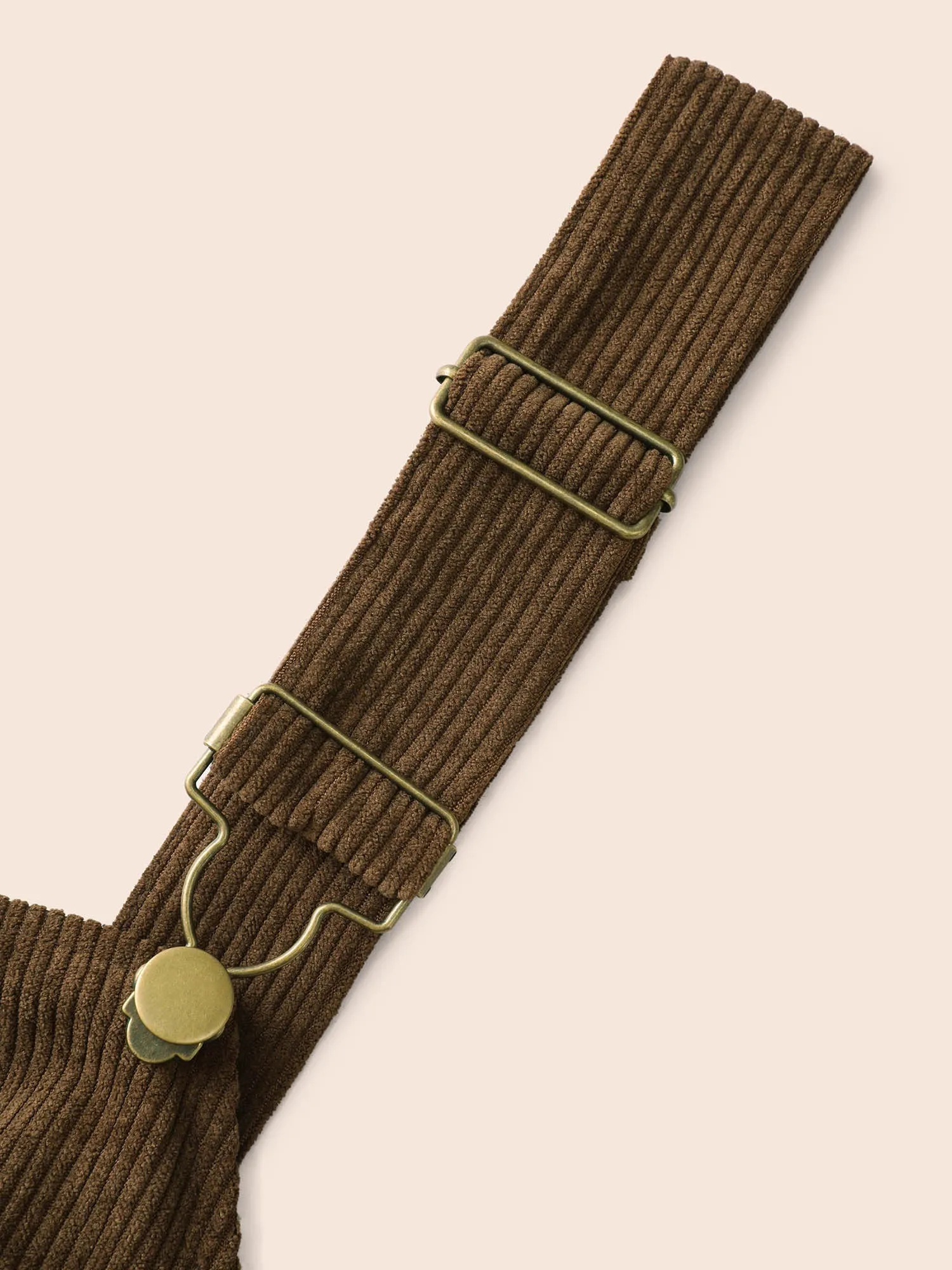 Floral Embroidered Corduroy Overall Dress sold by Bloomchic product image thumbnail 5