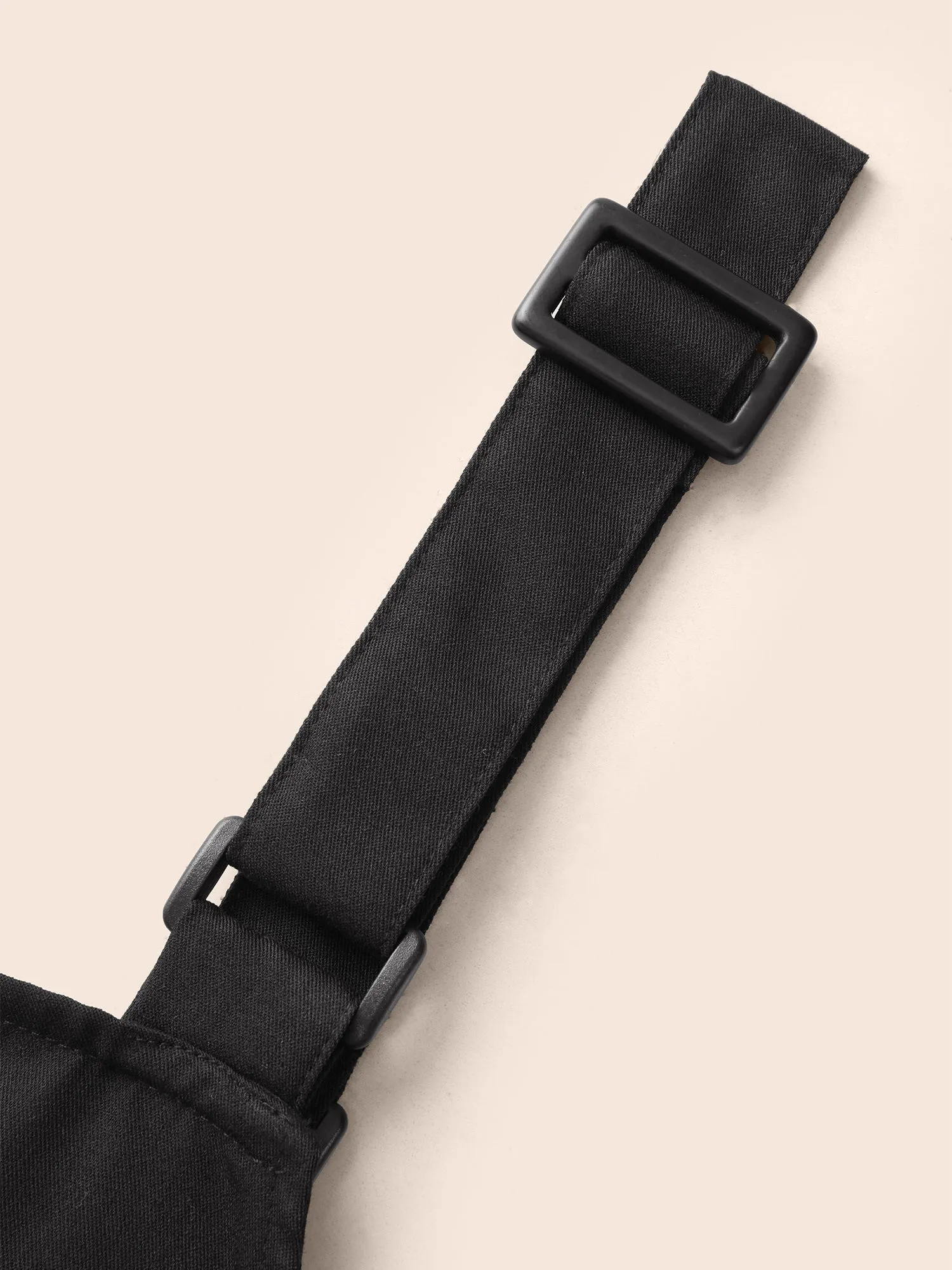 Solid Flap Pocket Adjustable Straps Overall Dress sold by Bloomchic product image thumbnail 5