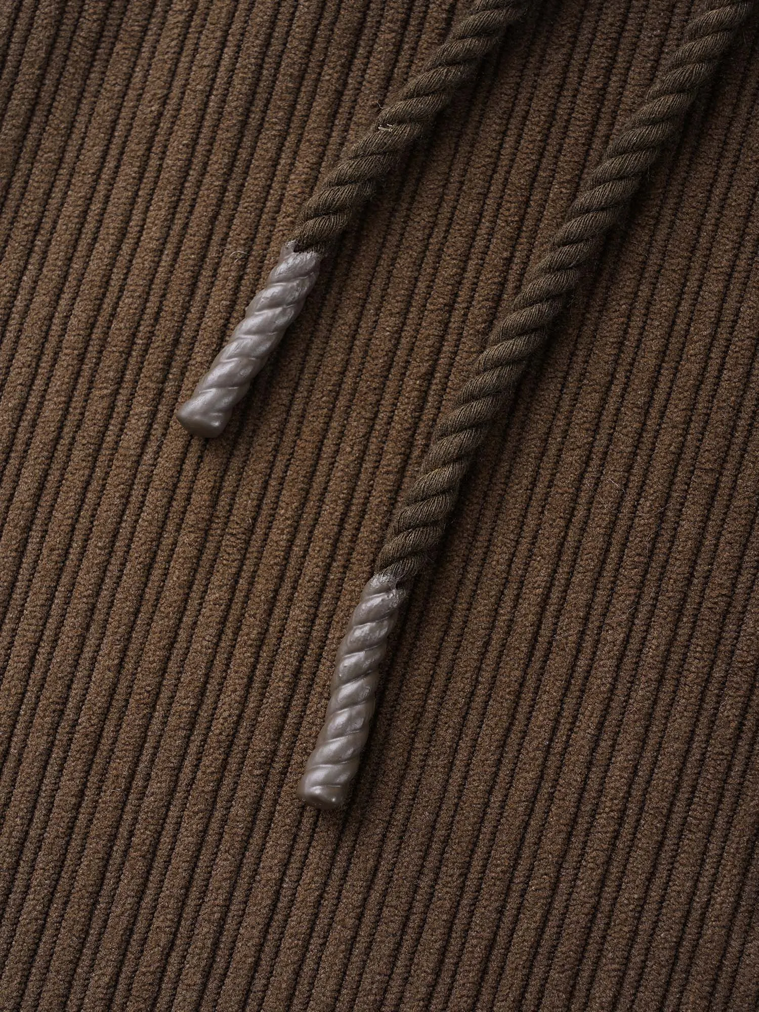 Solid Corduroy Hooded Drawstring Sweatshirt sold by Bloomchic product image thumbnail 5