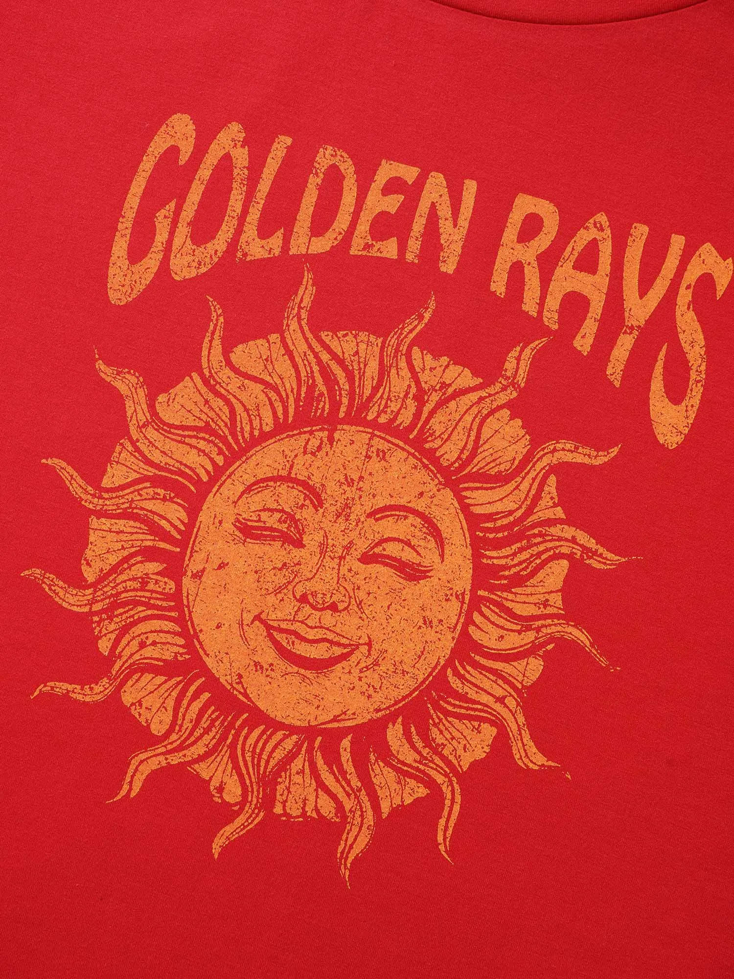 Sun Print Round Neck Sweatshirt sold by Bloomchic product image thumbnail 5