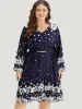 Boho Print Pocket V Neck Dress sold by Bloomchic