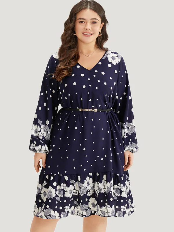 Boho Print Pocket V Neck Dress sold by Bloomchic