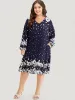 Boho Print Pocket V Neck Dress sold by Bloomchic