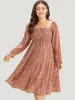 Ditsy Floral Pocket Shirred Ties Dress sold by Bloomchic