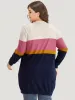 Supersoft Essentials Contrast Open Front Tunic Cardigan sold by Bloomchic