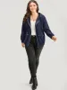 Halloween Solid Flap Pocket Hooded Drawstring Jacket sold by Bloomchic