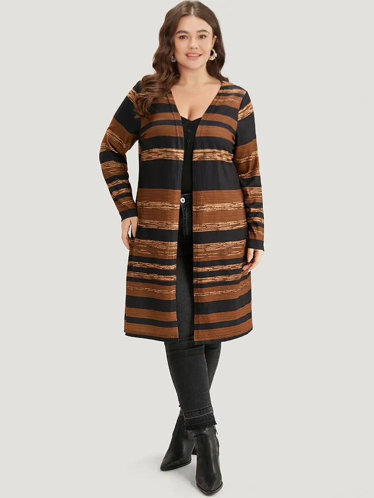 Halloween Striped Open Front Kimono sold by Bloomchic product image thumbnail 2