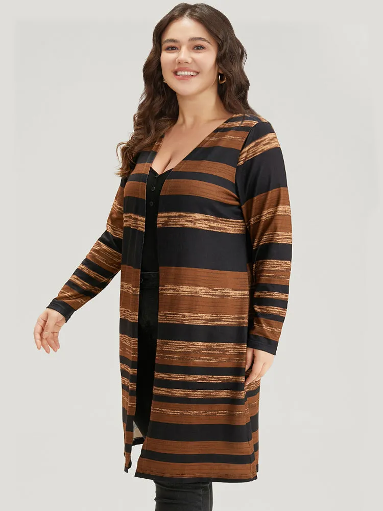 Halloween Striped Open Front Kimono sold by Bloomchic product image thumbnail 3
