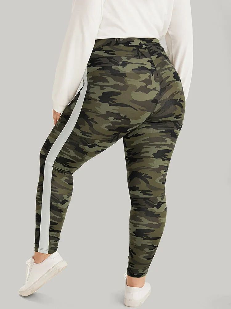 Camo Patchwork Contrast Pants sold by Bloomchic product image thumbnail 5