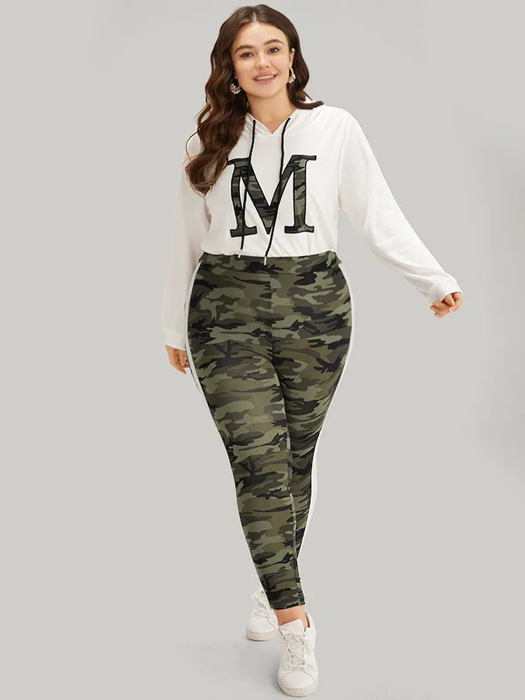 Camo Patchwork Contrast Pants sold by Bloomchic product image thumbnail 2