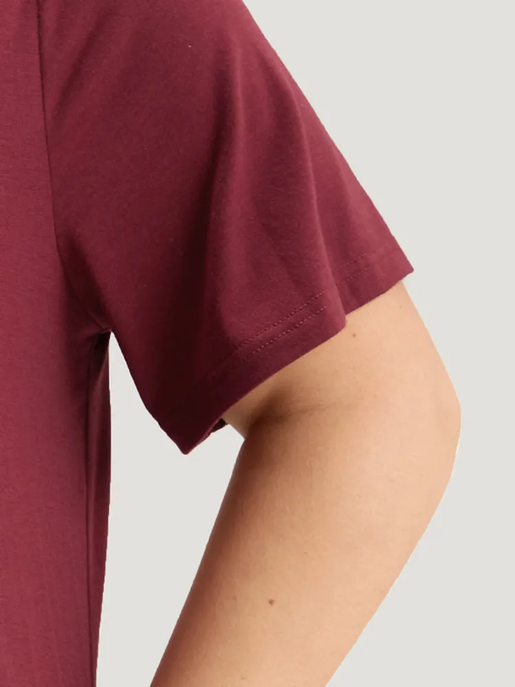 Moon & Star Print Round Neck T-shirt sold by Bloomchic product image thumbnail 5